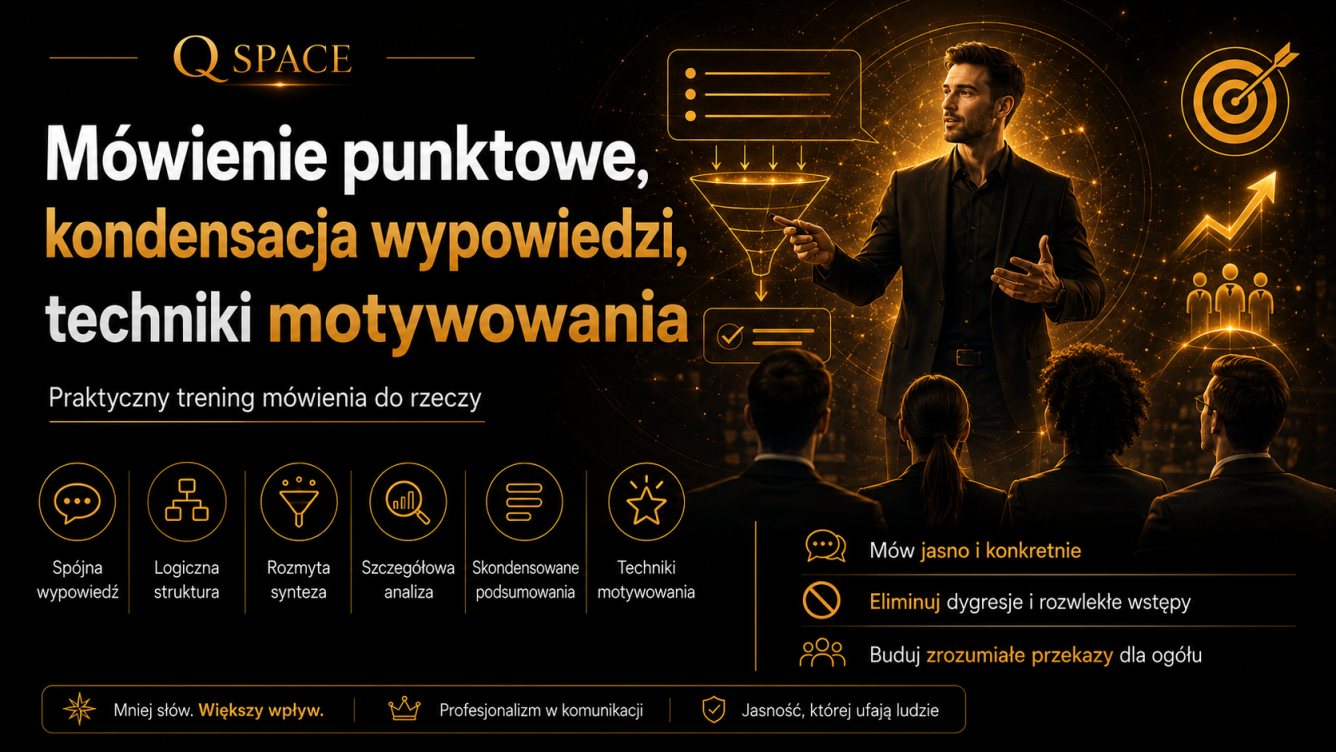 Training preview Mówienie punktowe, kondensacja wypowiedzi, techniki motywowania